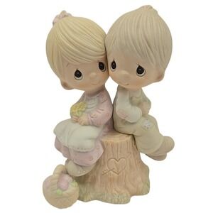 Precious Moments Porcelain Figurine 1978 "Love One Another" E-1376 Vintage